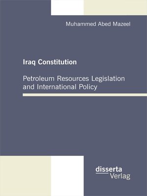 cover image of Iraq Constitution